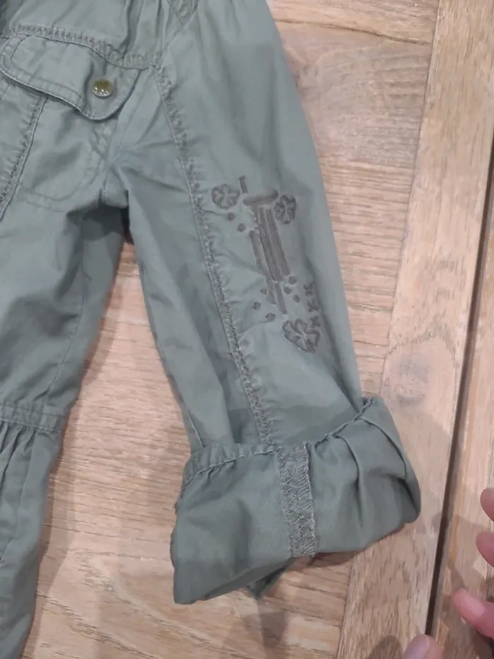 Veste légère style militaire okaidi 6ans fille - photo numéro 5
