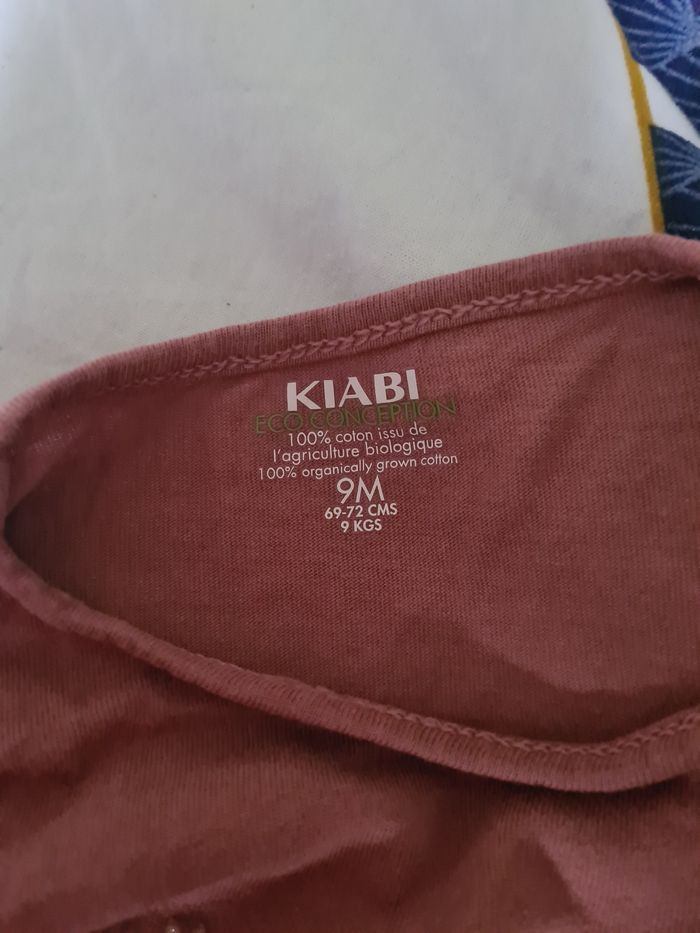Lot 2 haut. Tee-shirt. Manches longues. 9 mois. Kiabi - photo numéro 4