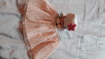 Jupe tulle vieux rose et étoiles argentées 
9/12 mois