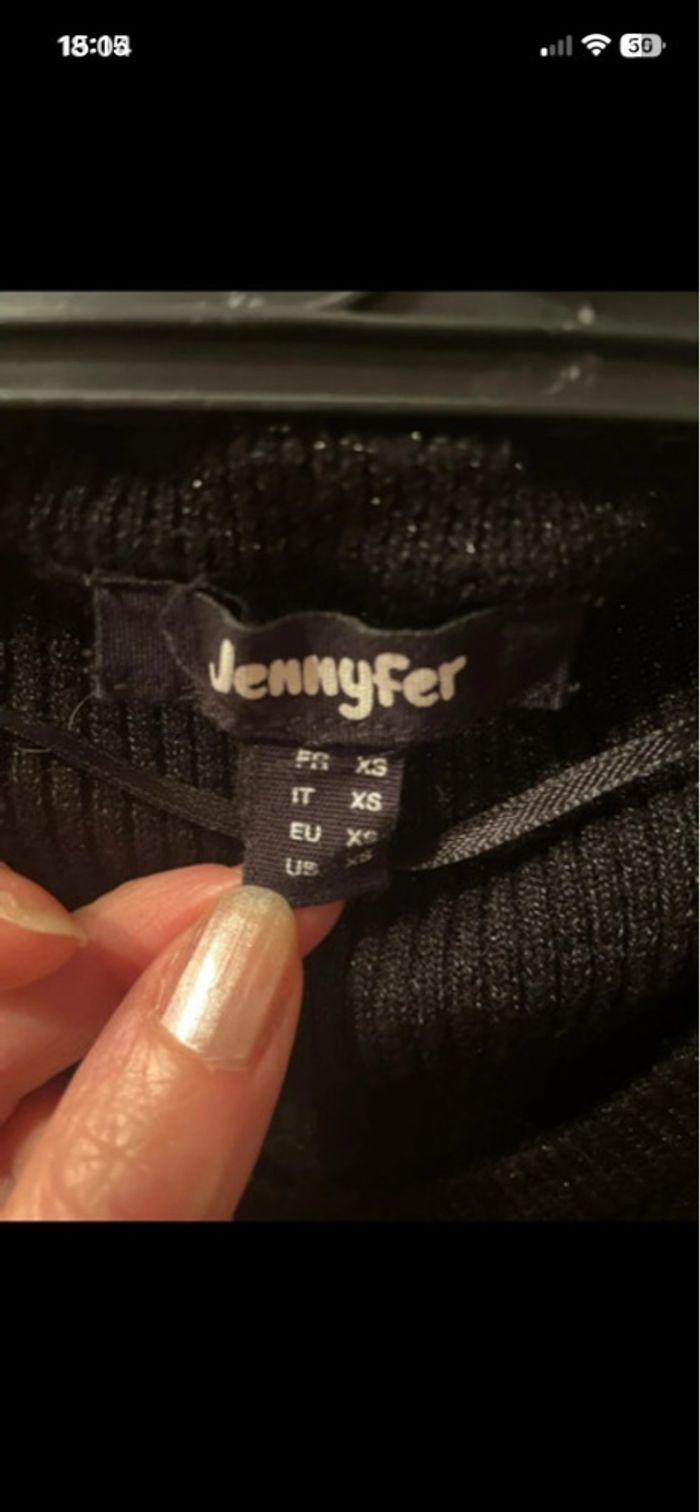 Robe noire pailletée - photo numéro 4