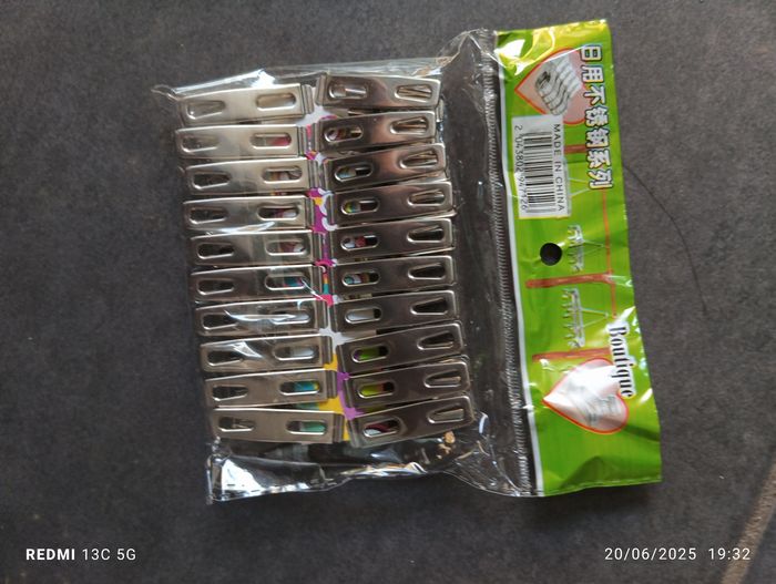 Pinces à linges en métal - photo numéro 2