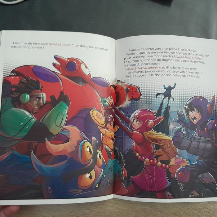 livre Disney Les nouveaux héros - L'histoire du film - photo numéro 3