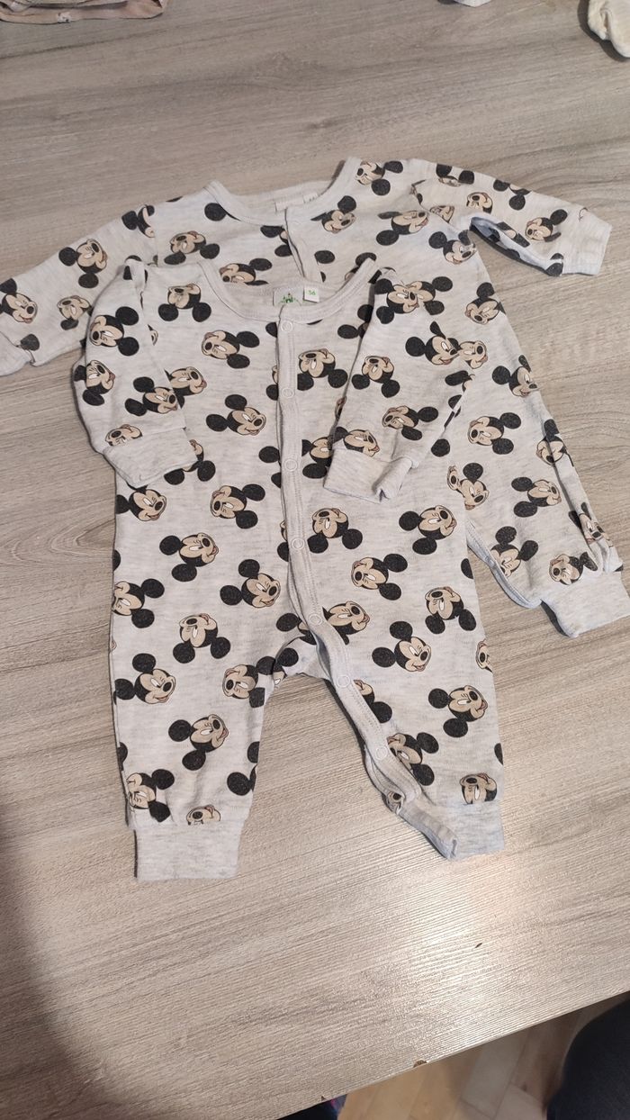 Lot de 2 pyjamas 56 cm disney - photo numéro 6