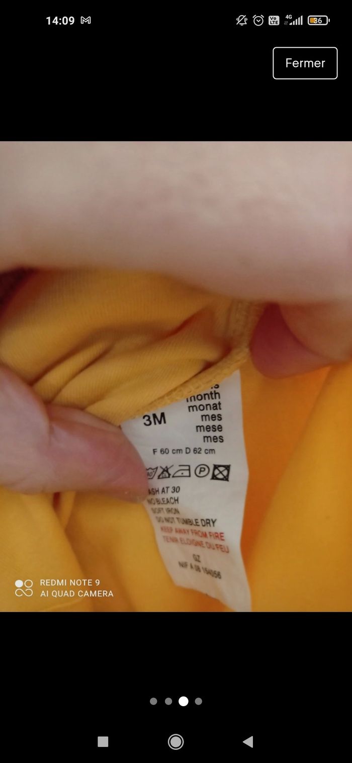 Pull alphabet 3 mois - photo numéro 3