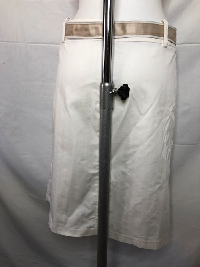 Jupe mi-longue H&M crème taille 36 38 avec ceinture très bon état - photo numéro 7