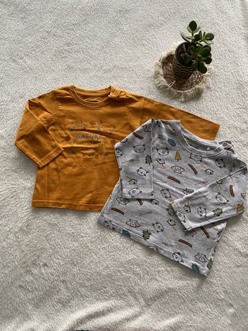 Lot de 2 t-shirts ml 12 mois