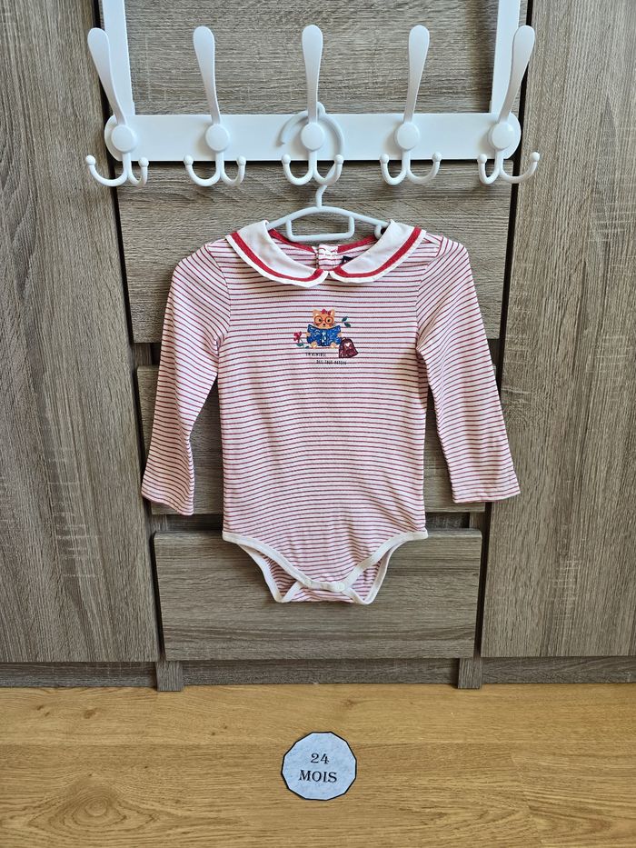 Vêtement Bébé Fille - Ensemble Salopette + Body - Sergent Major - 24 mois 86 cm - photo numéro 6