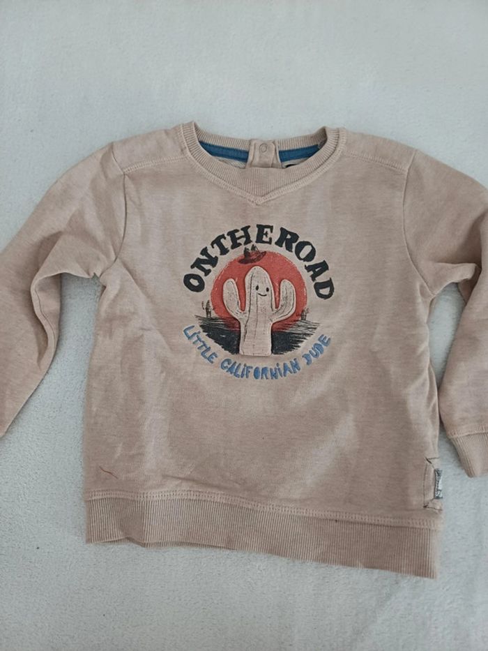 Sweat beige 2 ans kiabi