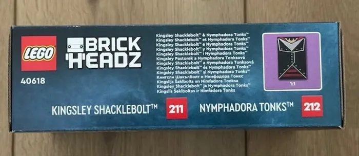 LEGO 40618 : Kingsley Shacklebolt et Nymphadora Tonks - photo numéro 4