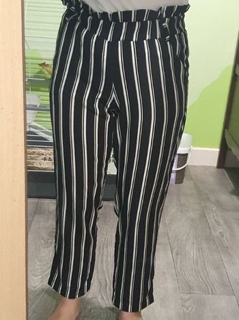 Pantalon rayé fluide t.36 🚺