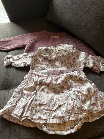 ensemble robe manche longue