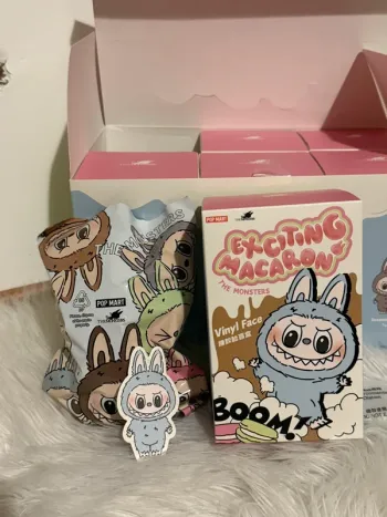 Popmart Labubu Exciting Macarons: Sea salt coconut