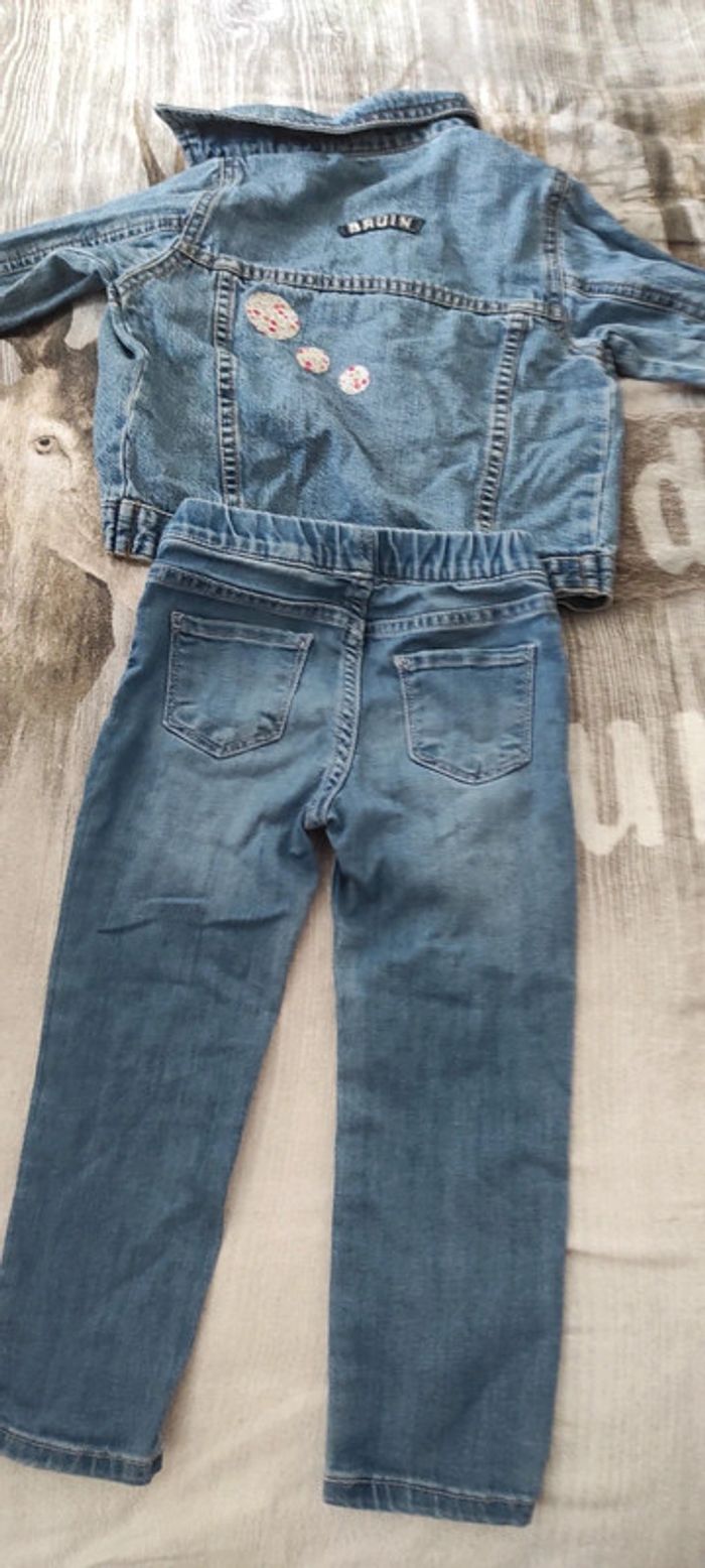 Ensemble en denim - 24 mois fille - photo numéro 3
