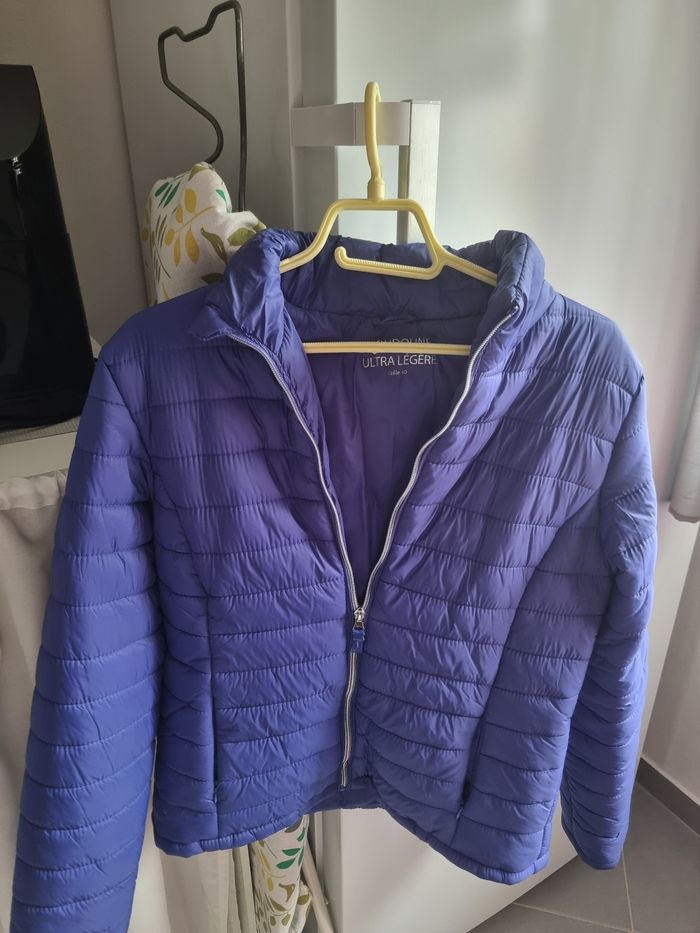 Doudoune matelassée bleu roi taille 40 - photo numéro 3