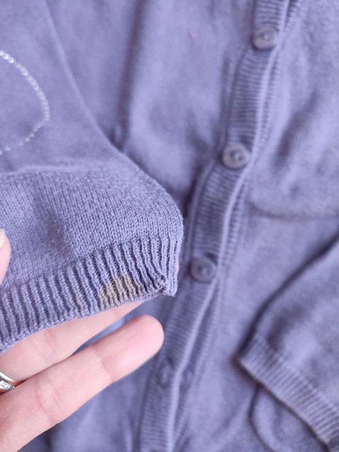 Gilet fille violet 36 mois 3 ans - photo numéro 6