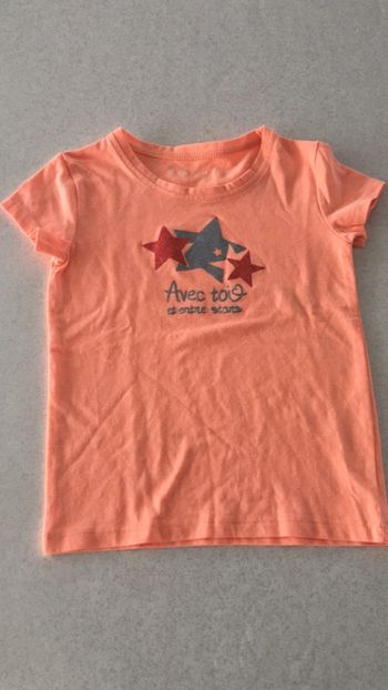 T-shirt fluo fille 3 ans