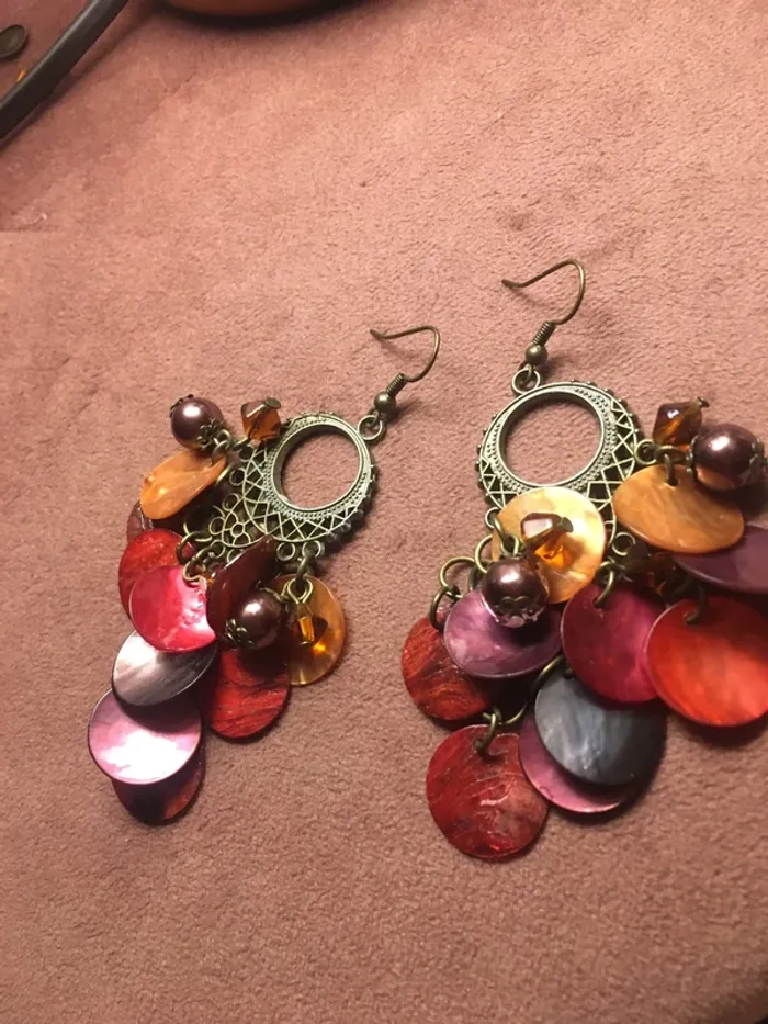 Boucles d’oreilles vintage - photo numéro 2