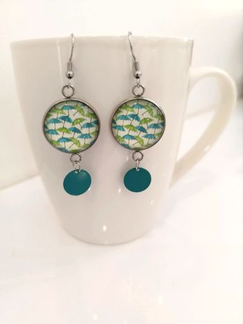 Boucles d'oreilles parapluies