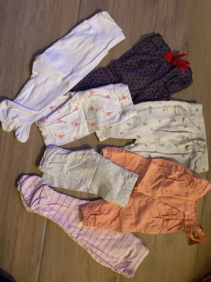 Lot pantalons bébé fille 3 mois