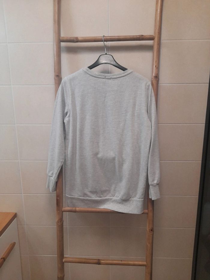 Sweat gris intérieur polaire Imprévu Homewear Taille S - photo numéro 5