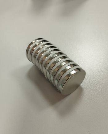 Lot 10 Aimants industriel diamètre 22mm 