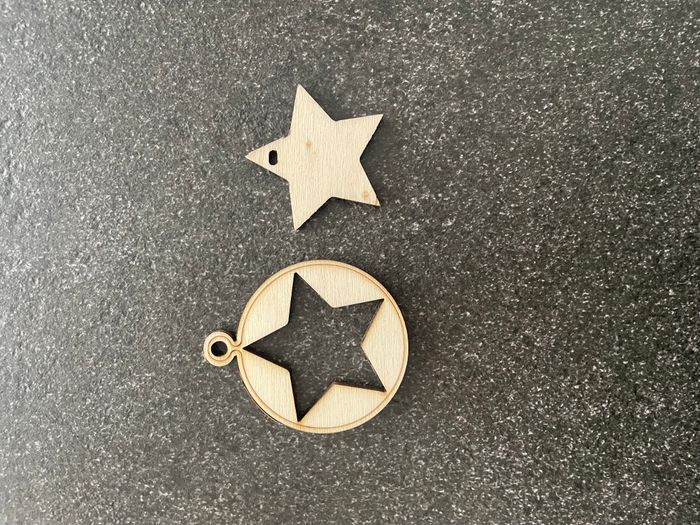 Boule de Noël personnalisable avec étoile détachable - photo numéro 3