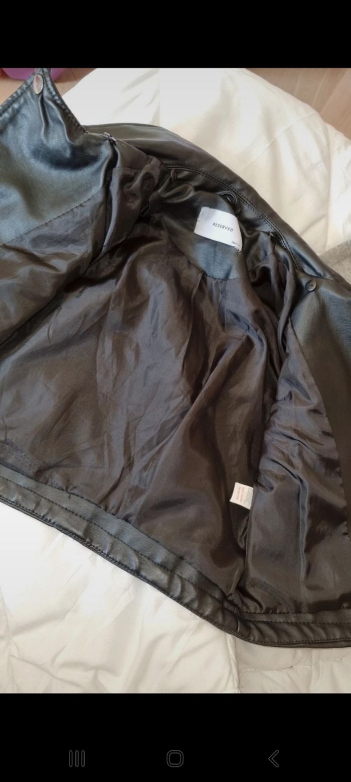 Manteau simili cuir - photo numéro 3