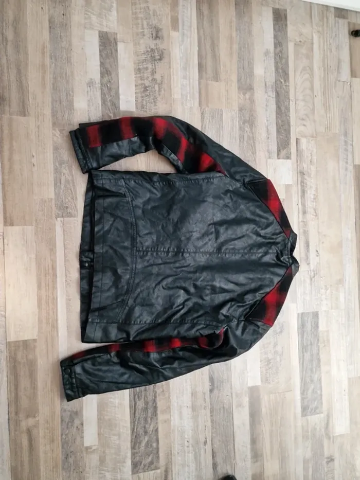 Veste simili cuir kaporal homme taille L - photo numéro 3