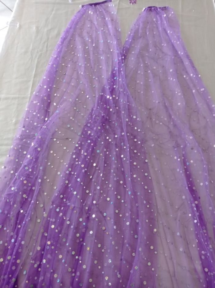 Déguisement robe princesse violette sequin 6ans - photo numéro 7