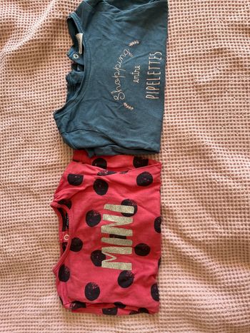 Lot t-shirt manche longue