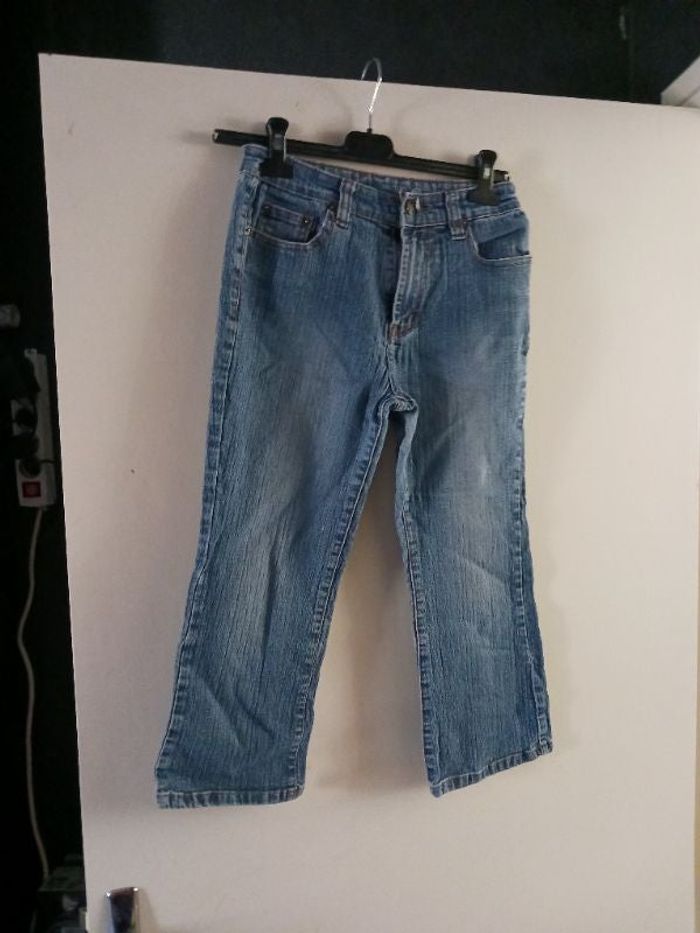 Pantacourt bleu taille 38