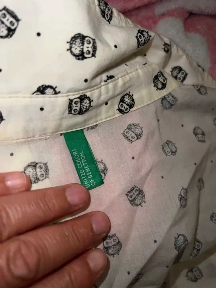 Chemise Imprimée Hiboux United Of Benetton - photo numéro 7