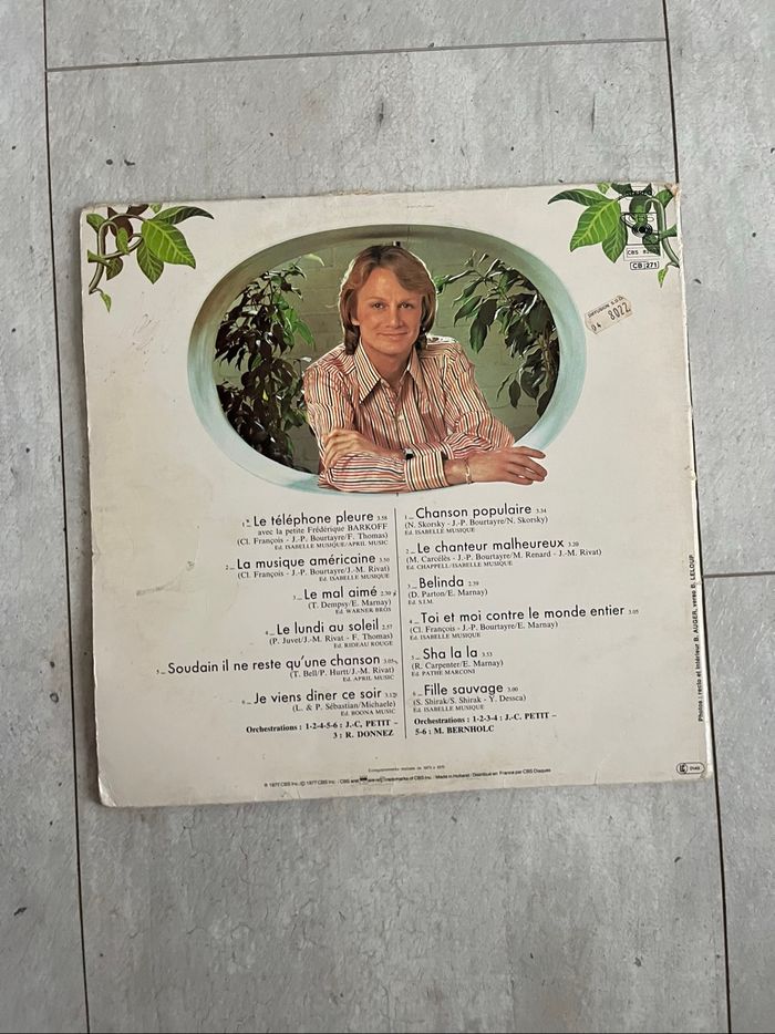 Disque 33 tours Claude François Ses plus grands succès - photo numéro 2