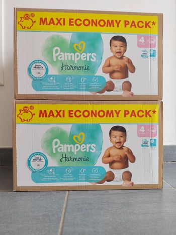 Couches pampers harmonies taille 4