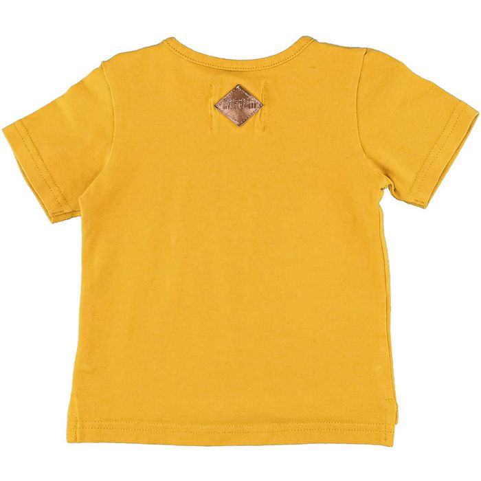 T-Shirt à manches courtes 12-18 mois en coton bio et élasthanne Little Indians - photo numéro 2