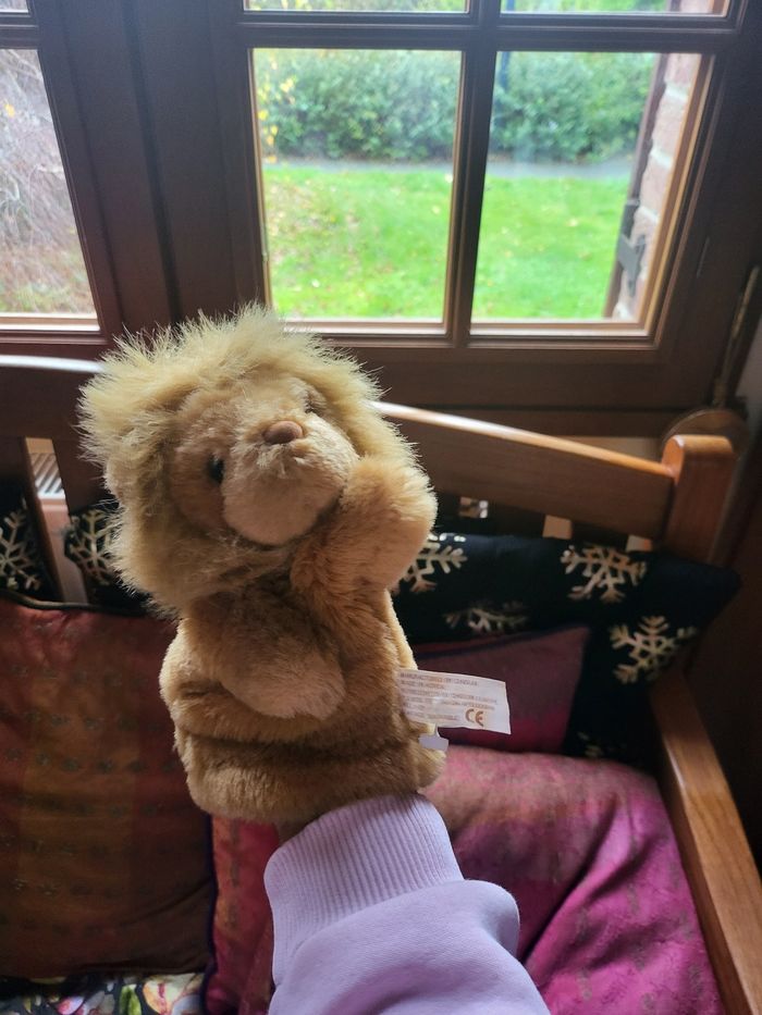 Vintage peluche lion 🦁 marionnette - photo numéro 5