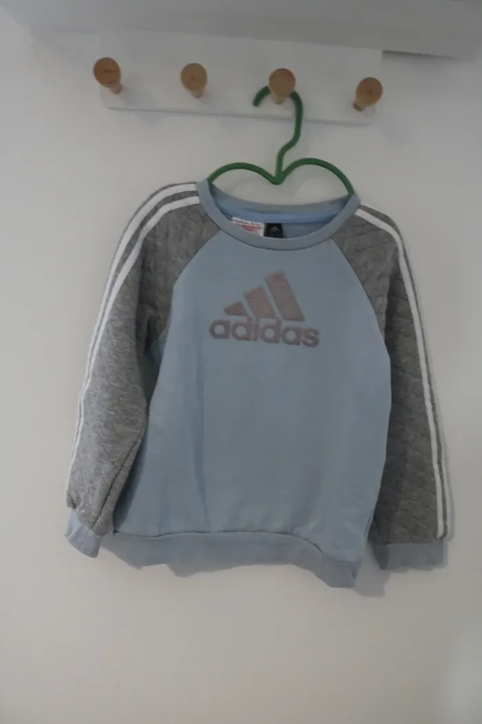 Ensemble haut/jogging Lupilu, pull Adidas et gilet Même pas peur 4 ans - photo numéro 9