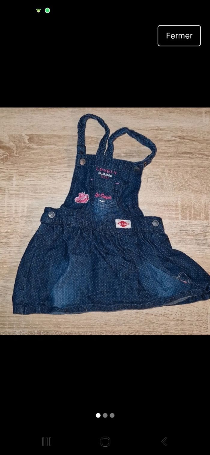 Robe en jeans Lee Cooper 12 mois - photo numéro 2