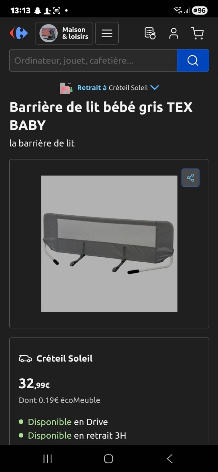 Barrière de lit - photo numéro 2