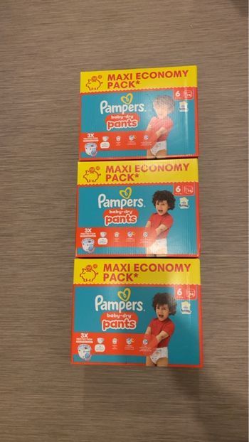 Pampers Pants taille 6 (3 cartons)