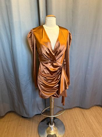 Robe soirée cuivre tM