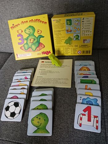 Jeu Dino des chiffres Haba 