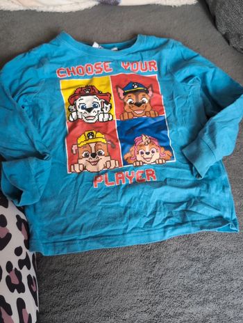 T shirt manche longue 5/6 ans