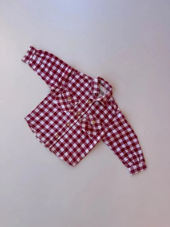 Chemise à carreaux Poivre Blanc 3ans