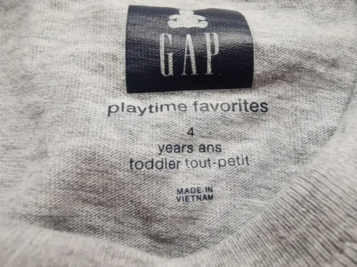T-shirt Gap 4 ans gris - photo numéro 2
