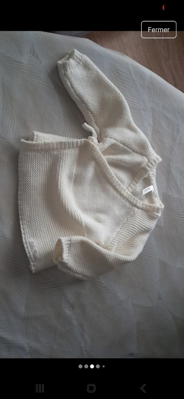 Lots gilet naissance garcons - photo numéro 2