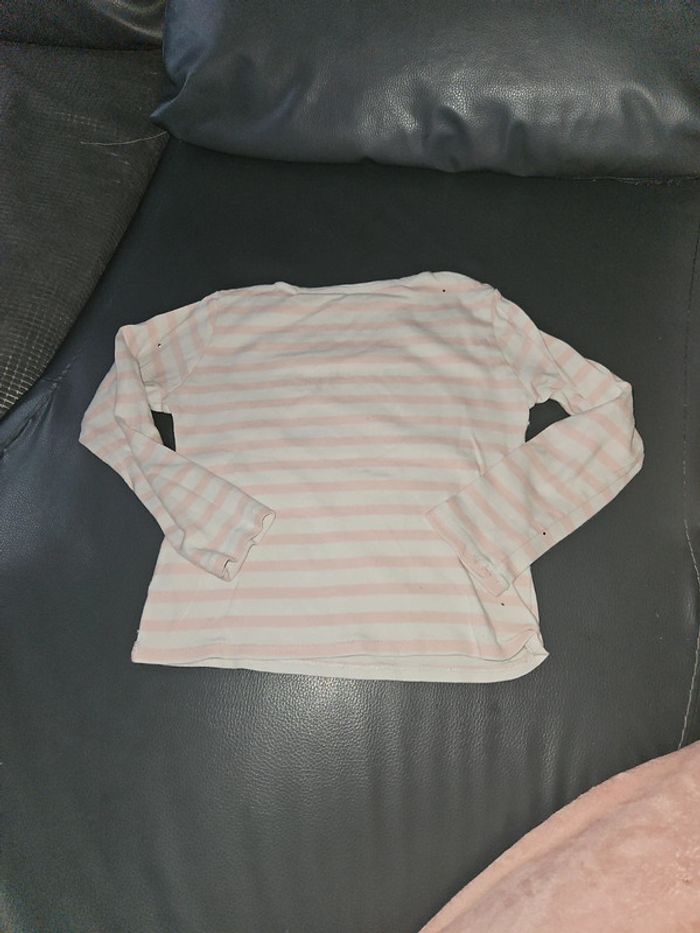 Tee-shirt manche longue fille 8 ans - photo numéro 3