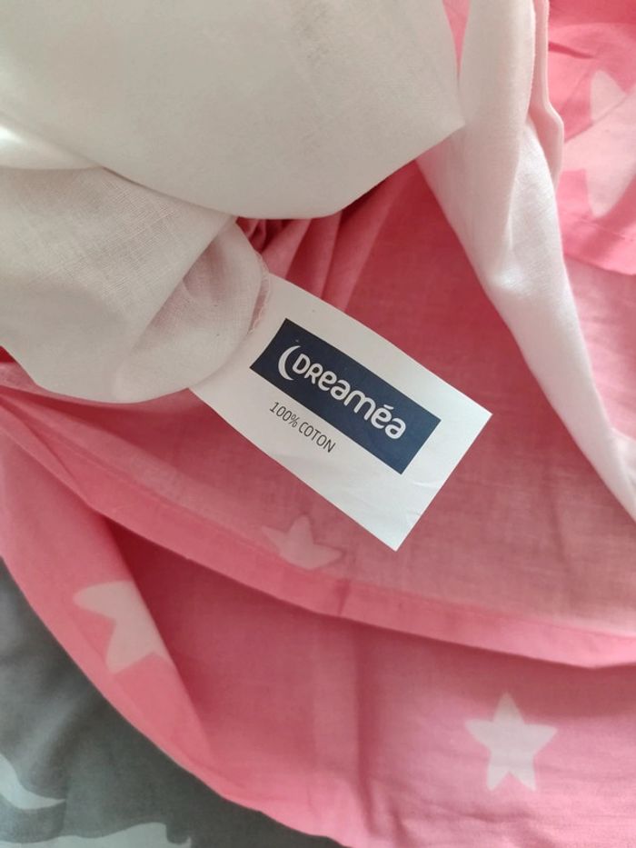Parure de couette 1 personne danseuse étoile reversible, neuve - photo numéro 5