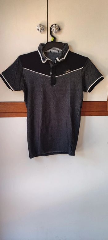 Polo homme manche courte taille s black&S black soul