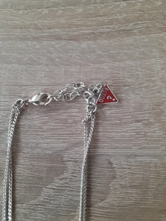 Collier Guess argenté à strass - photo numéro 3